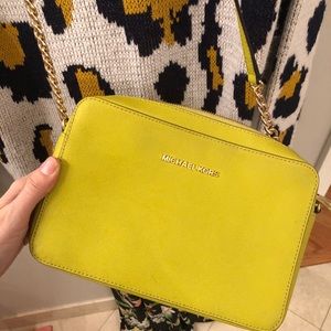 Michael kors Lime Green/yellow crossbody
